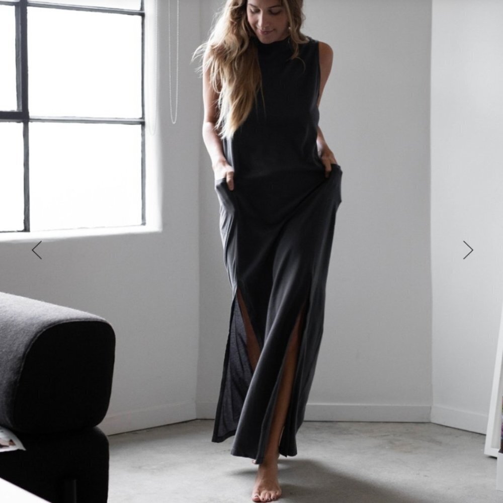 Lunya‎ Cool Paneled Sleeveless Dress